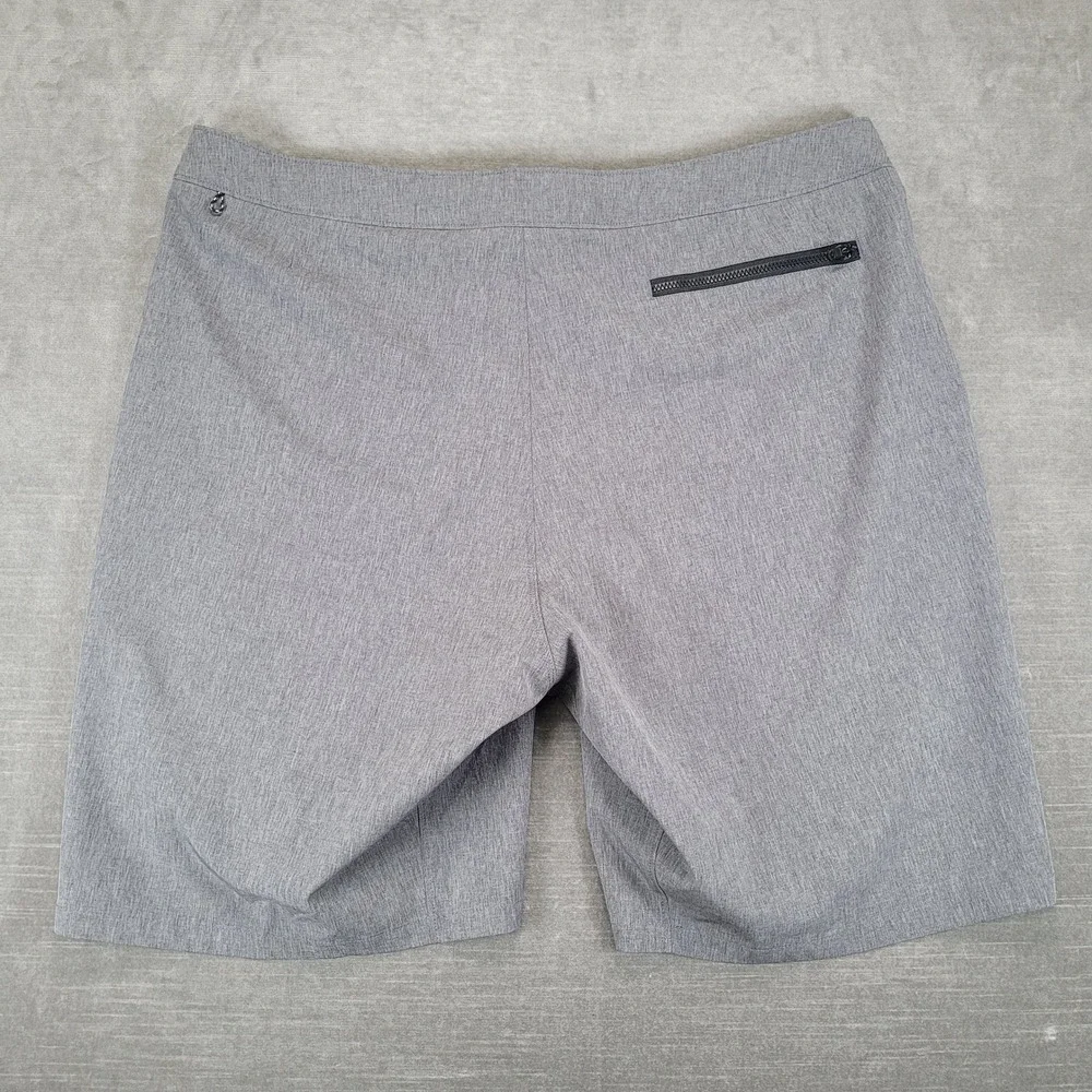Nike Swim Mens Gray Heathered Board Shorts Size 36 Swimbriefs Trunks
